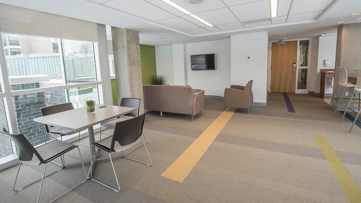 Summer Accommodations floor lounge